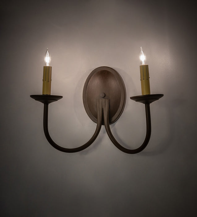 Meyda Tiffany - 118552 - Two Light Wall Sconce - Classic - Rustic Iron