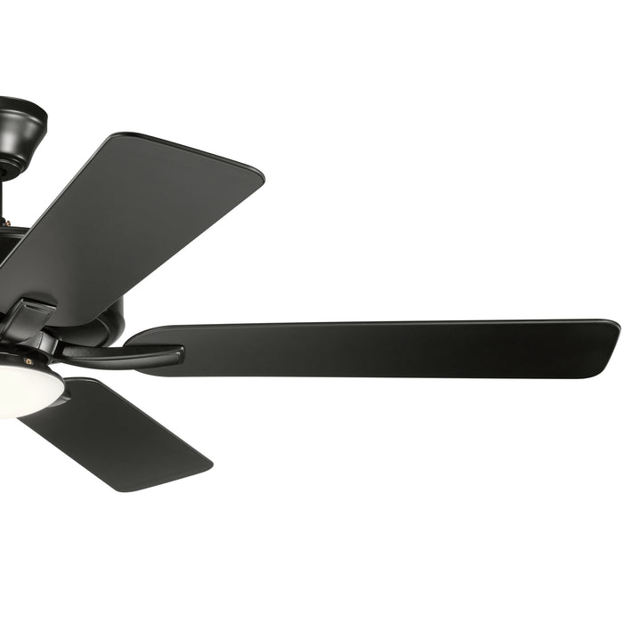 Kichler - 330019SBK - 52 Inch Ceiling Fan - Basics Pro Designer - Satin Black