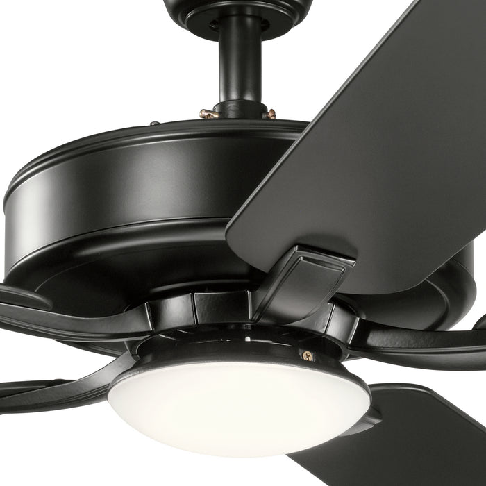 Kichler - 330019SBK - 52 Inch Ceiling Fan - Basics Pro Designer - Satin Black