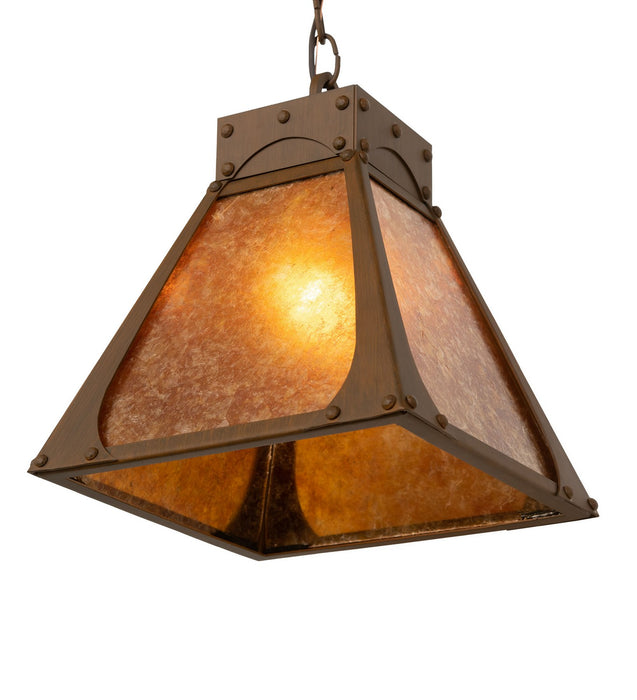 Meyda Tiffany - 121961 - One Light Pendant - Ferro - Rust