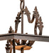 Meyda Tiffany - 144726 - Two Light Pendant - Dresden - Rusty Nail