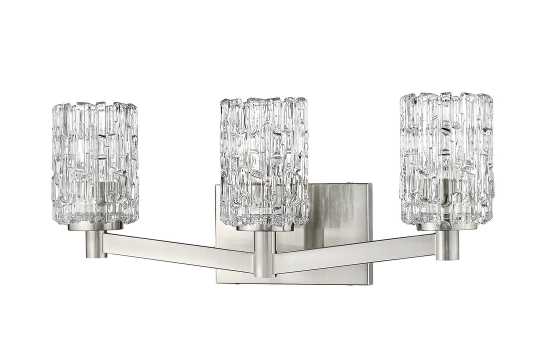 Z-Lite - 1931-3V-BN - Three Light Vanity - Aubrey - Brushed Nickel