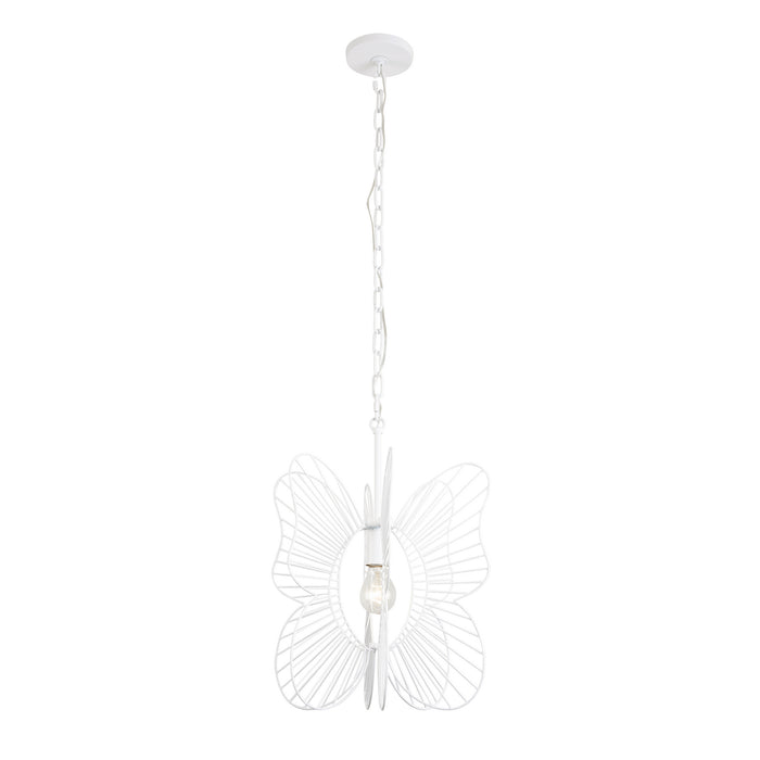 Varaluz - 330P01WH - One Light Mini Pendant - Monarch - White