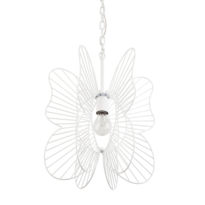 Varaluz - 330P01WH - One Light Mini Pendant - Monarch - White