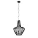 Varaluz - 339P03ABL - Three Light Pendant - Elsa - Black