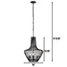 Varaluz - 339P03ABL - Three Light Pendant - Elsa - Black