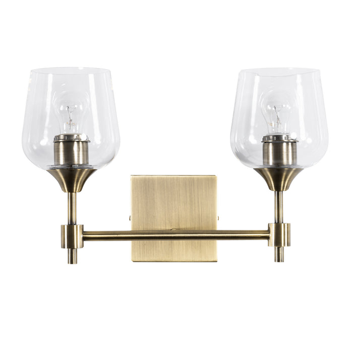 Varaluz - 340B02AB - Two Light Bath - Margaux - Antique Brass