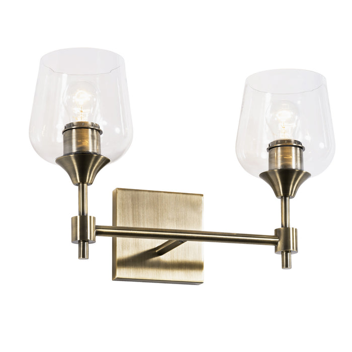 Varaluz - 340B02AB - Two Light Bath - Margaux - Antique Brass
