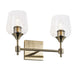 Varaluz - 340B02AB - Two Light Bath - Margaux - Antique Brass