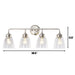 Varaluz - 341B04SN - Four Light Bath - Helena - Satin Nickel