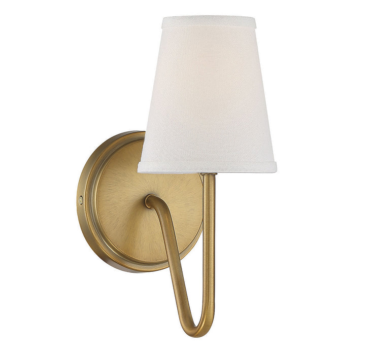 Meridian - M90054NB - One Light Wall Sconce - Mscon - Natural Brass