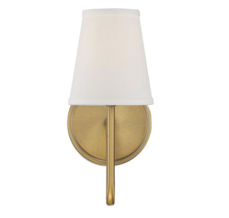 Meridian - M90054NB - One Light Wall Sconce - Mscon - Natural Brass