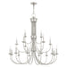 Livex Lighting - 42688-91 - 21 Light Chandelier - Estate - Brushed Nickel