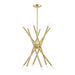 Livex Lighting - 46776-12 - 12 Light Chandelier - Soho - Satin Brass