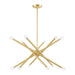Livex Lighting - 46776-12 - 12 Light Chandelier - Soho - Satin Brass