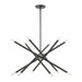 Livex Lighting - 46776-76 - 12 Light Chandelier - Soho - Scandinavian Gray w/ Brushed Nickels