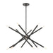 Livex Lighting - 46776-76 - 12 Light Chandelier - Soho - Scandinavian Gray w/ Brushed Nickels