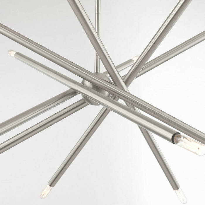 Livex Lighting - 46776-91 - 12 Light Chandelier - Soho - Brushed Nickel