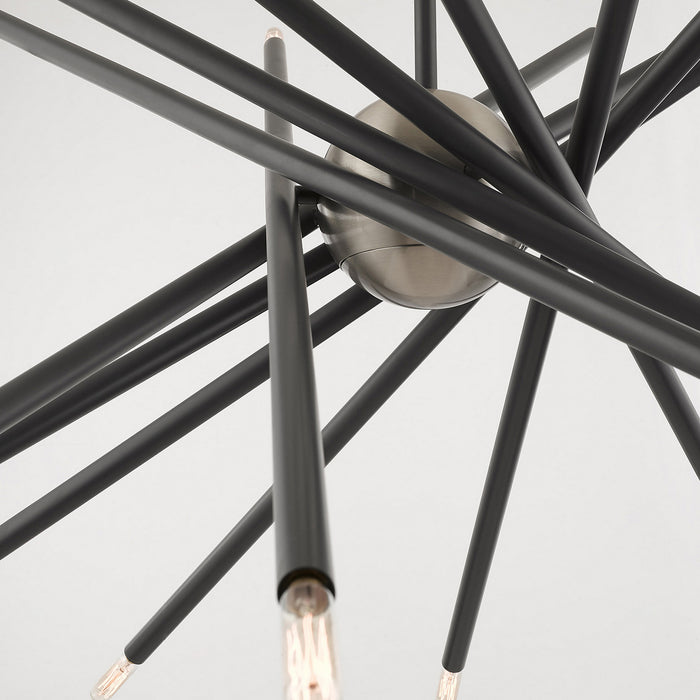 Livex Lighting - 46779-76 - 20 Light Chandelier - Soho - Scandinavian Gray w/ Brushed Nickels