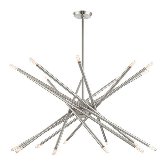 Livex Lighting - 46779-91 - 20 Light Chandelier - Soho - Brushed Nickel