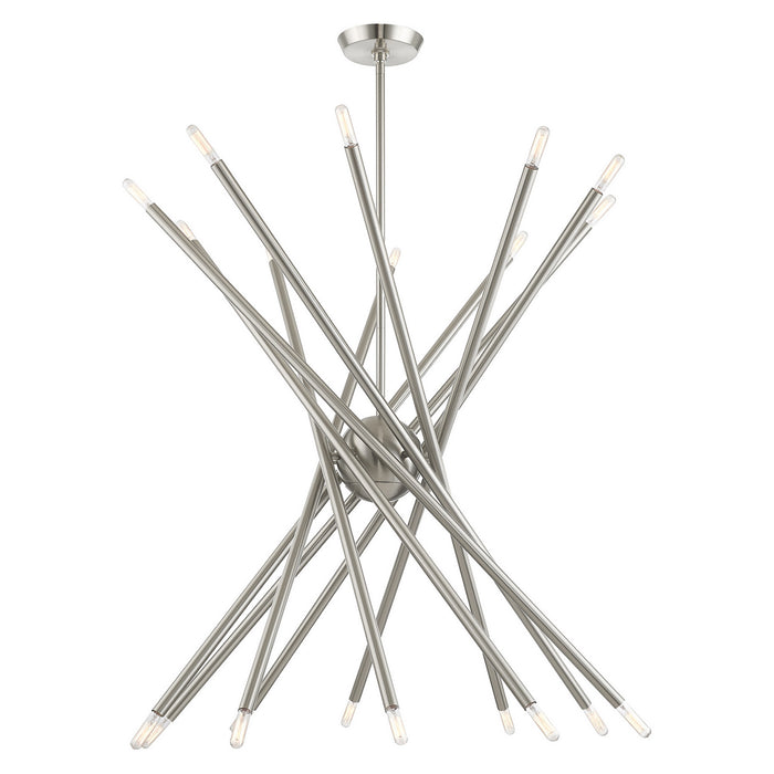 Livex Lighting - 46779-91 - 20 Light Chandelier - Soho - Brushed Nickel