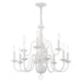 Livex Lighting - 5012-03 - 12 Light Chandelier - Williamsburg - White