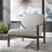 Uttermost - 23525 - Accent Chair - Wills - Antique Brushed Brass