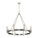 ELK Home - D4619 - Eight Light Chandelier - Impression - Silver