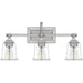 Quoizel - NLC8603BN - Three Light Bath - Nicholas - Brushed Nickel