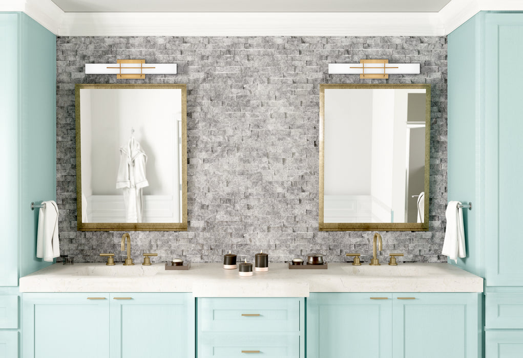 Quoizel - PCGI8523AB - LED Bath Fixture - Gemini - Aged Brass