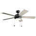 Kichler - 330174SBK - 52 Inch Ceiling Fan - Starkk - Satin Black