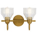 Kichler - 45972NBR - Two Light Bath - Avery - Natural Brass