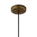 Kichler - 52153NBR - One Light Pendant - Zailey - Natural Brass