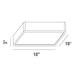 Eurofase - 30163-010 - BAYS,1LT LED FLUSH,LRG,CHROME - BAYS - Chrome