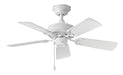 Hinkley - 901836FAW-NWA - 36 Inch Ceiling Fan - Cabana - Appliance White