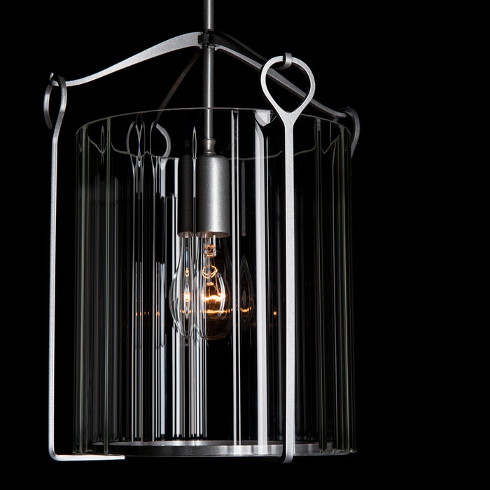 Hubbardton Forge - 104060-SKT-82-ZM0137 - One Light Mini Pendant - Bow - Vintage Platinum