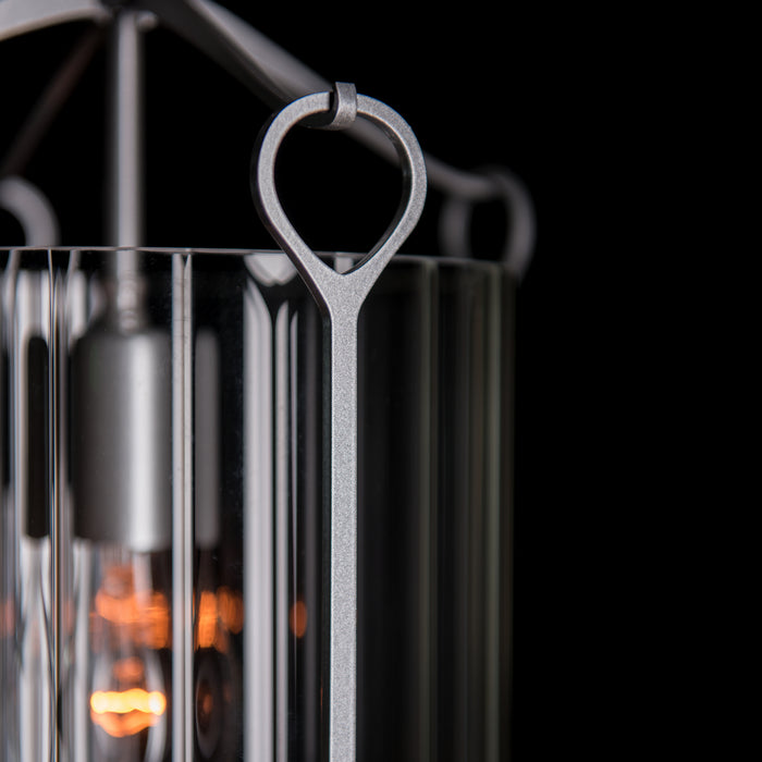 Hubbardton Forge - 104060-SKT-82-ZM0137 - One Light Mini Pendant - Bow - Vintage Platinum