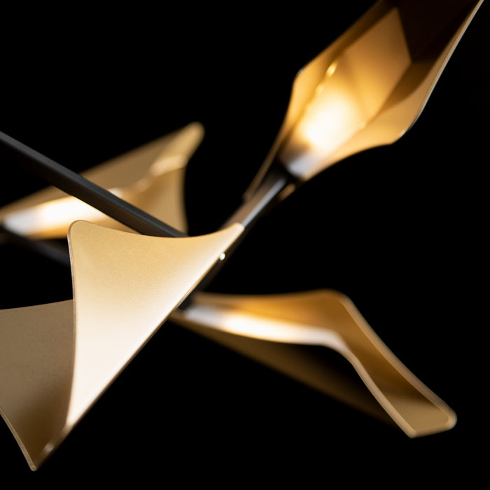 Hubbardton Forge - 135007-LED-STND-10-84 - LED Pendant - Plume - Black