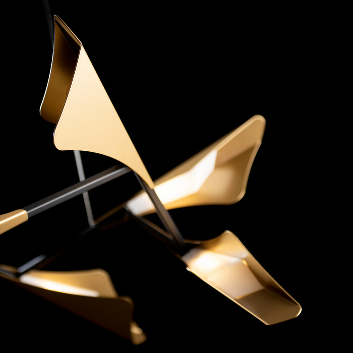 Hubbardton Forge - 135007-LED-STND-10-84 - LED Pendant - Plume - Black