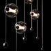 Hubbardton Forge - 139050-LED-STND-10-GG0668 - LED Pendant - Abacus - Black