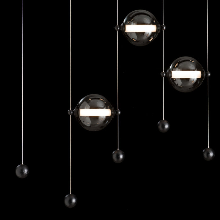 Hubbardton Forge - 139050-LED-STND-10-GG0668 - LED Pendant - Abacus - Black