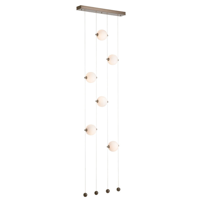Hubbardton Forge - 139055-LED-STND-07-GG0668 - LED Pendant - Abacus - Dark Smoke