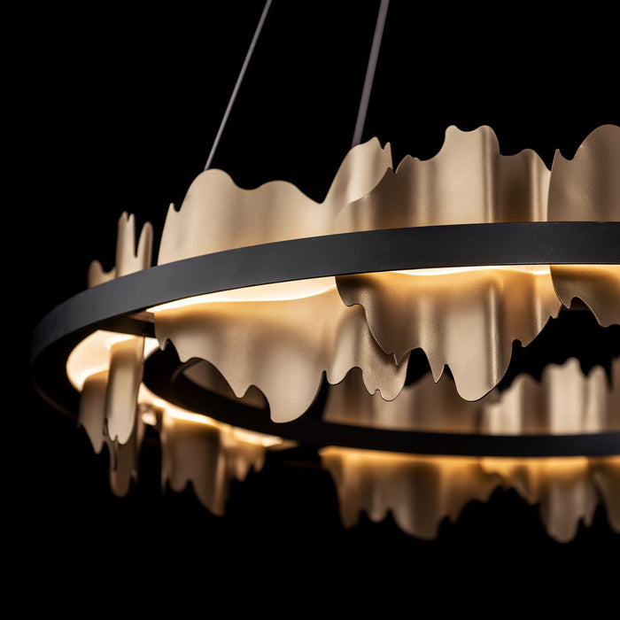 Hubbardton Forge - 139653-LED-STND-10-84 - LED Pendant - Hildene - Black