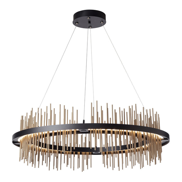 Hubbardton Forge - 139656-LED-STND-10-84 - LED Pendant - Gossamer - Black