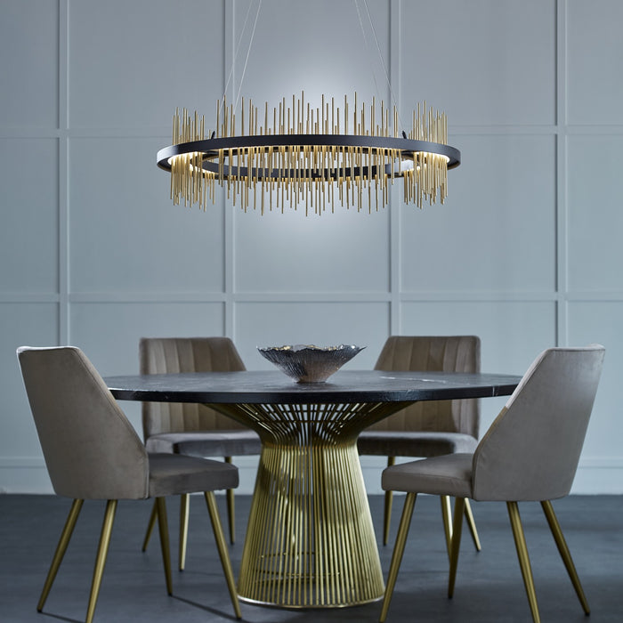 Hubbardton Forge - 139656-LED-STND-10-84 - LED Pendant - Gossamer - Black