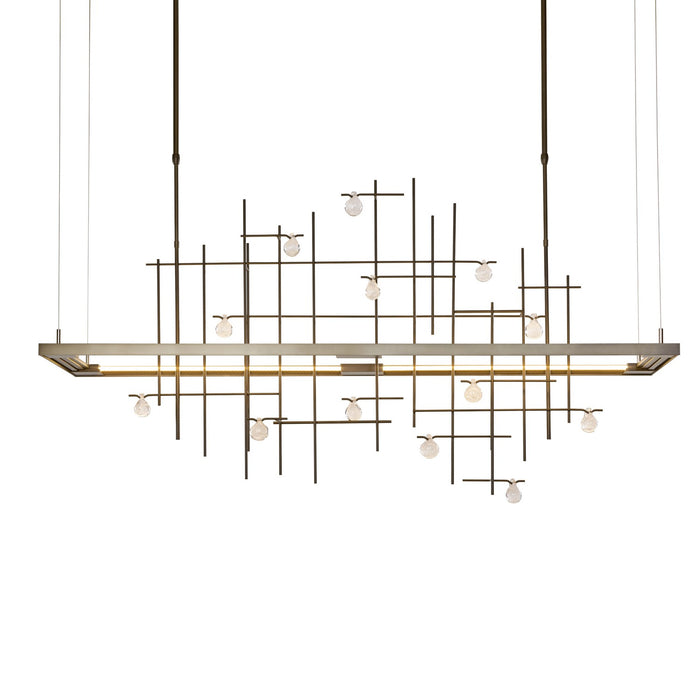 Hubbardton Forge - 139752-LED-STND-07-YG0500 - LED Pendant - Four Seasons - Dark Smoke