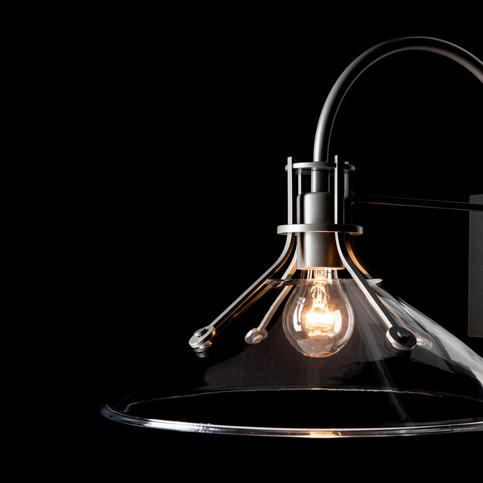 Hubbardton Forge - 302714-SKT-78-ZM0686 - One Light Outdoor Wall Sconce - Henry - Coastal Burnished Steel