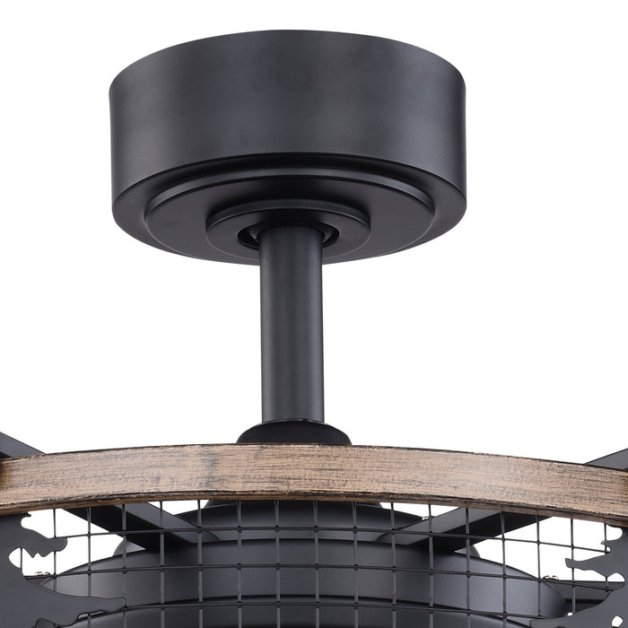 Vaxcel - F0068 - 21 Inch Ceiling Fan - Kodiak - Oil Rubbed Bronze and Burnished Teak