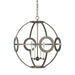 Visual Comfort Studio - CP1204IP - Four Light Pendant - Green Park - Iron Port