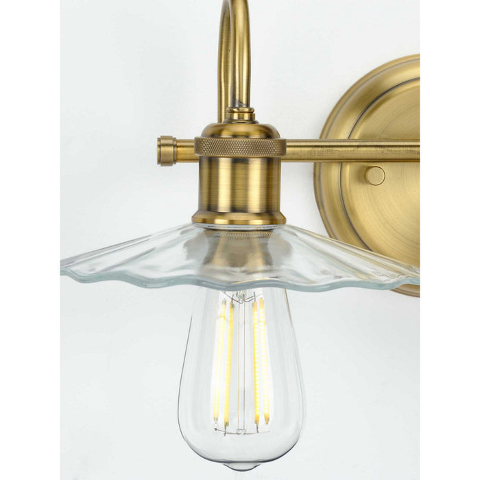 Progress Lighting - P300287-163 - Two Light Bath - Fayette - Vintage Brass